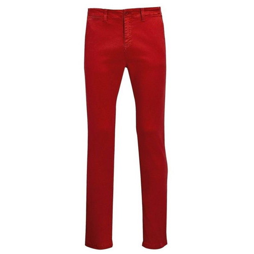 Sol's Jules Men 01424 Twill men's pants poppy red size 38 new
