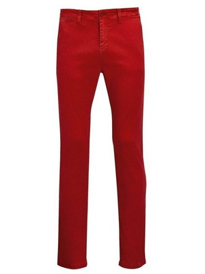 Sol's Jules Men 01424 Twill men's pants poppy red size 38 new