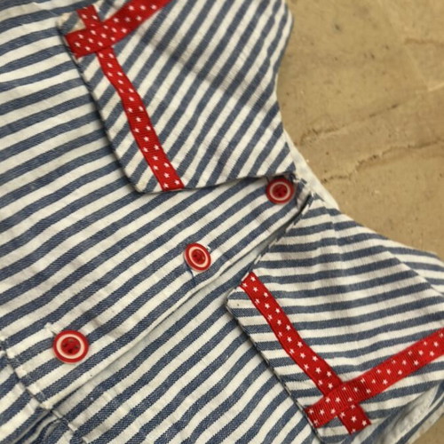 Laura Ashley striped nautical dress for girls, size 4 years