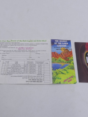 Vintage 1991 GI Joe Secret of the Dark Lagoon Mail Away Insert Catalog used, Hasbro