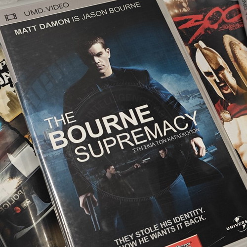 The Bourne Supremacy UMD Video for Sony PSP, Greek edition