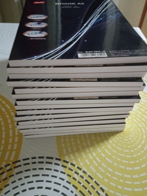 A5 notepad 80 sheets, pack of 18, ideal for Pilot Frixion pen
