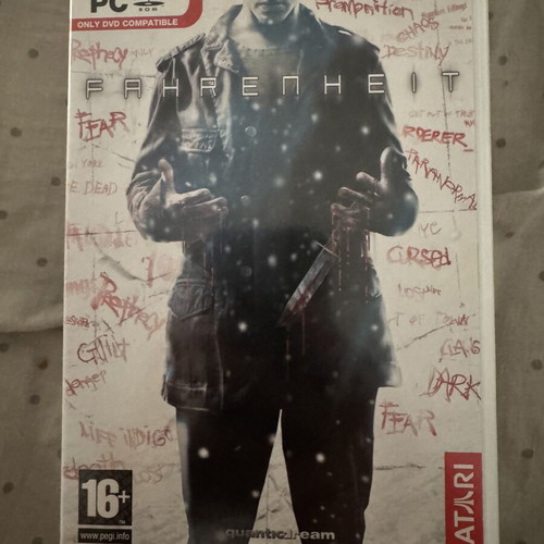 Fahrenheit PC special edition game like new