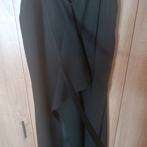 Massimo Dutti black dress with straps, like new, size 38