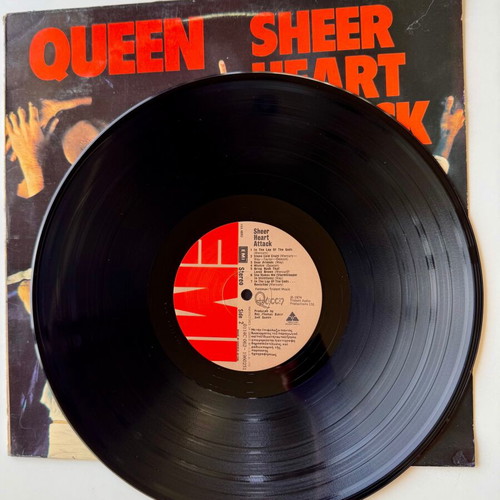 Queen Sheer Heart Attack LP used, Greek reissue 80s