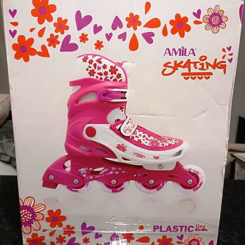 Amila adjustable kids skate like new, size 35-38