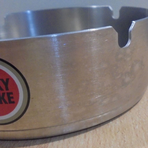 Lucky Strike Cigarettes Promotional Metal Ashtray Like New