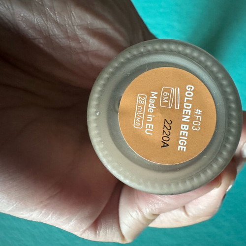NOBEA Fluid Foundation new, shade #F03 Golden Beige 28ml