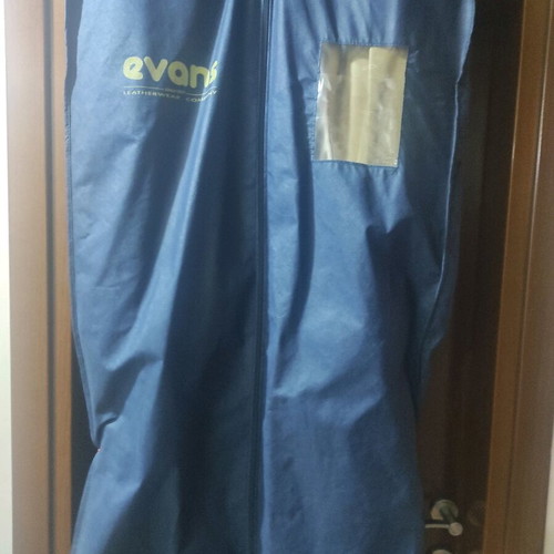 Evans women's leather coat like new, beige, size S