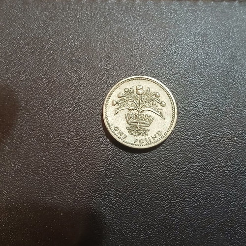 British one pound coin 1984