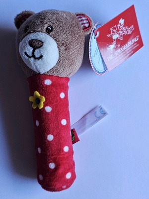 Λούτρινο αρκουδάκι BabyGlück Quietscher Teddy καινούργιο
