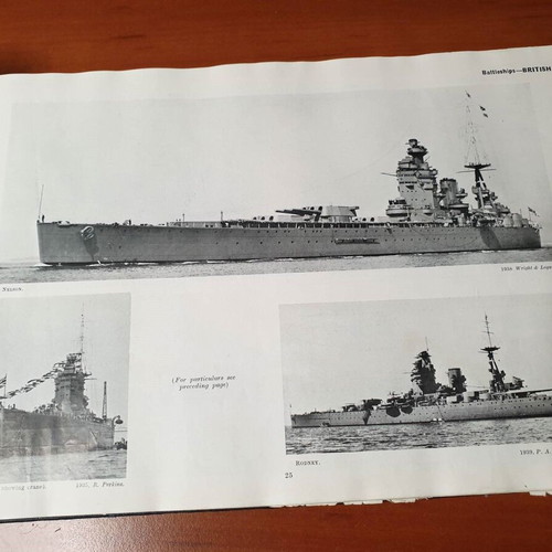 1939, Jane's Fighting Ships used book on World War II naval fleets