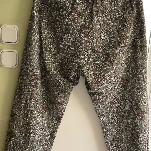 Zara women's pants used, size M 38 10, elastic waist, linen