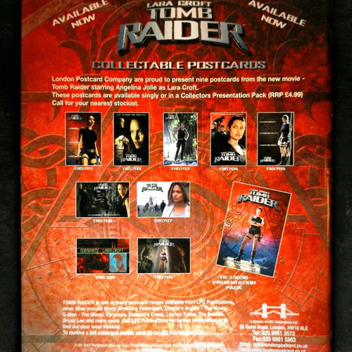 Lara Croft Tomb Raider The Movie Collectors' Edition magazine like new, English