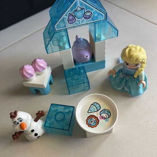 Lego Duplo Frozen set used with Olaf nose wear, all pieces no box