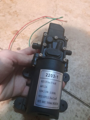 Αντλία ψεκαστήρων QZ-2203-1 12V 2.2 A καινούργιο