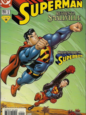 Superman κόμικ μεταχειρισμένο, αγγλικά (1987)