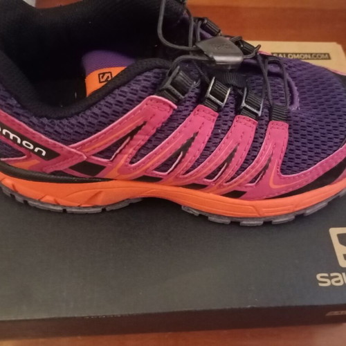 Children's athletic shoes size 31 like new purple and pink