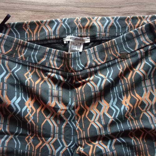 Attrattivo elastic flared pants used, multicolor, size XL