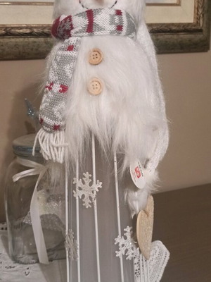 Illuminated decorative snowman 48 cm like new