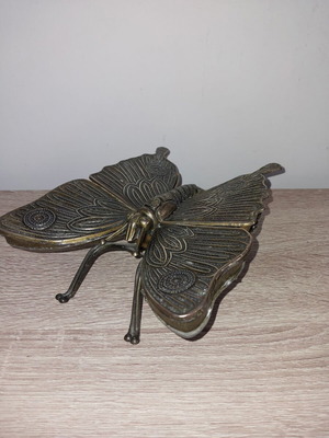 Bronze Italian ashtray used, 1970s