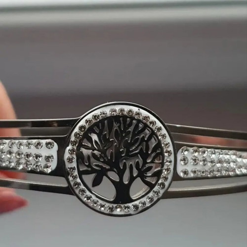 Life Tree Bracelet new, stainless steel, gold and silver colors