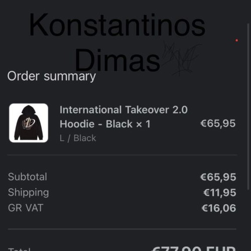 Trapstar hoodie used, size L, black