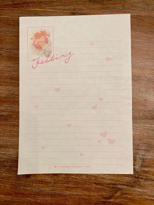 Vintage letter sheet like new from the 1990s
