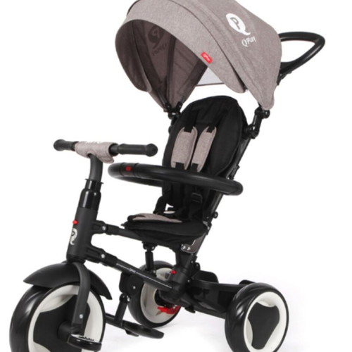 QPlay Rito folding toddler tricycle used, 10+ months