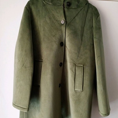 Warm coat new size Medium olive with hood