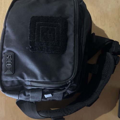 5.11 Tactical crossbody bag used, black, men's