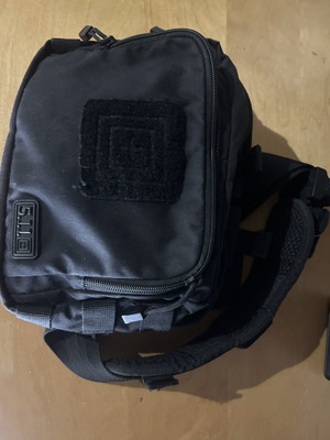 5.11 Tactical crossbody bag used, black, men's