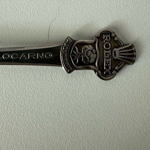 Vintage Rolex Bucherer Locarno souvenir spoon like new collectible