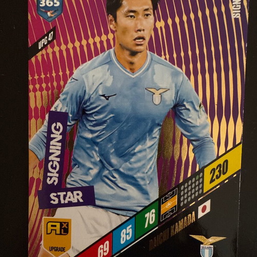 Panini FIFA card Sachi Kamada used signing star