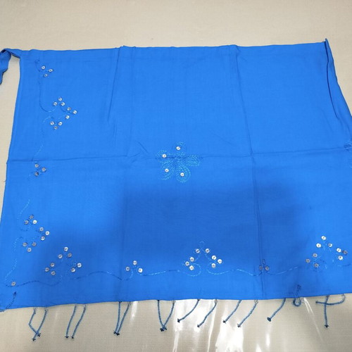 Blue pareo with sequins like new