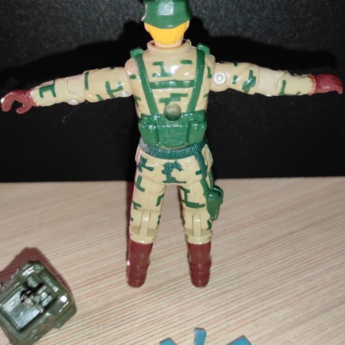 G.I.JOE Recoil (v1) 1989 action figure used, Hasbro