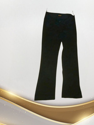 Personal Black Satin Bell Trousers like new No 3