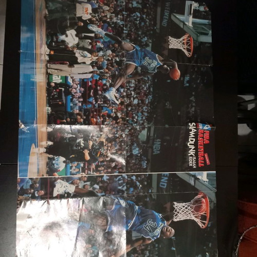 Slam Dunk Champion Isiah Rider poster used from 90s dunk contest