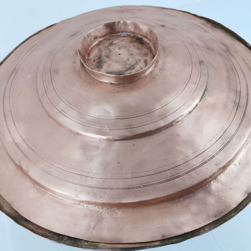 Copper pot used, 1960s vintage