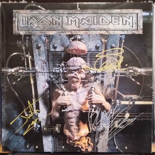 Iron Maiden The X Factor 2LP reissue 2017, like new, signed