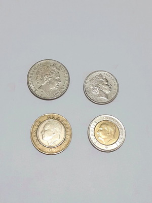 Foreign coins used in good condition