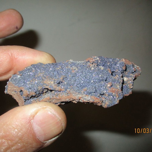 Chalcophanite mineral new Greek size 7 cm, weight 44+ g