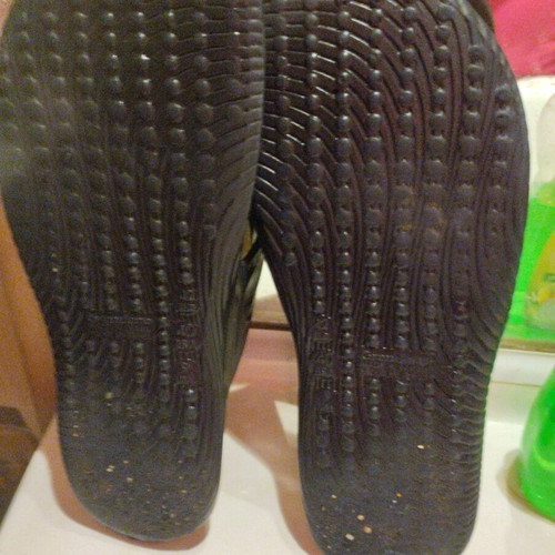 Rider K Sport flip flops used, size 41, blue and yellow