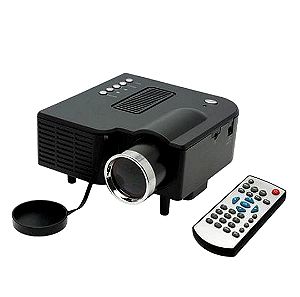 A-Z308 Mini Projector LED Lamp Black
