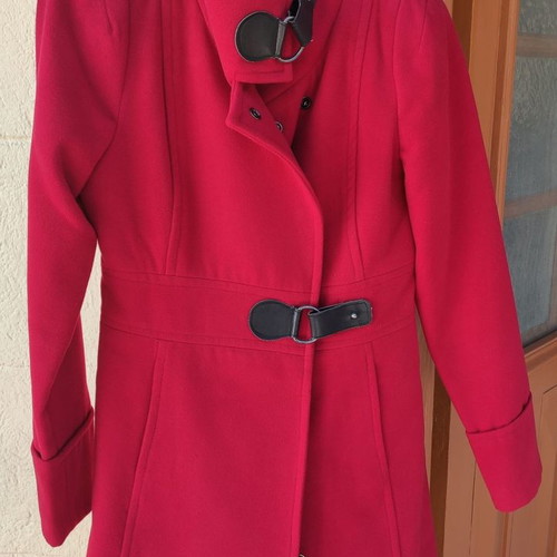 Coat used, red, size S
