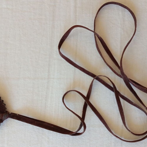 Women's belt like new, beige and brown, for dress or shirt
