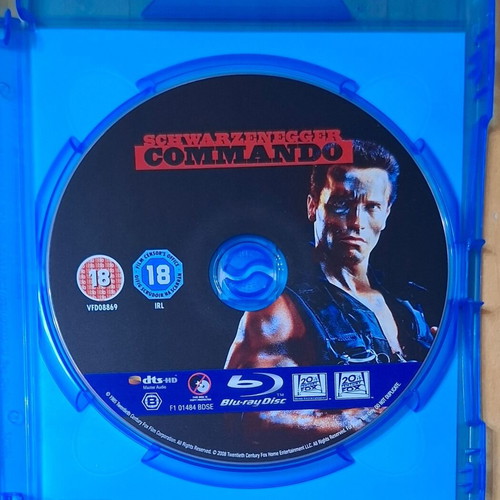Commando Blu-ray new without Greek subtitles