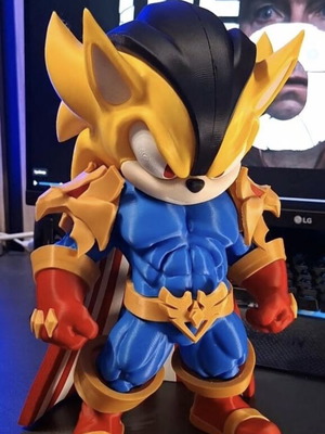 Shadow x Homelander Mashup Figure 3D printed like new
