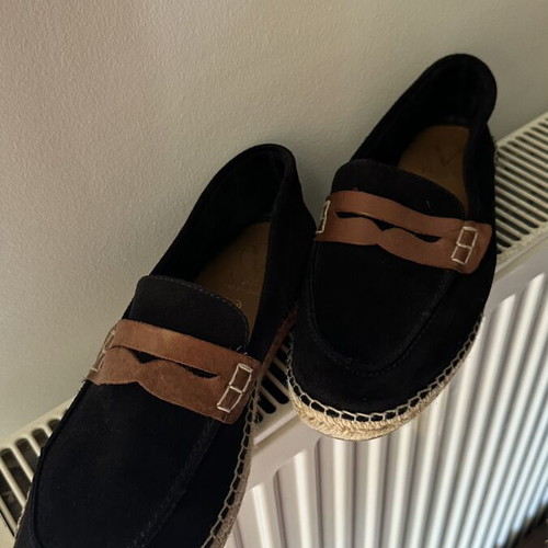 Viguera Mens Loafers used, size 44, blue