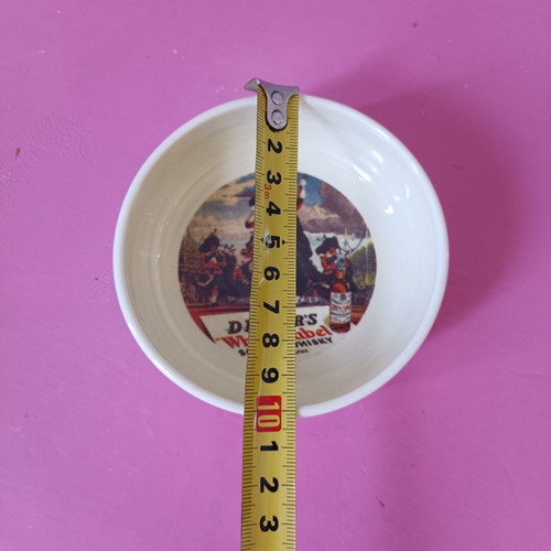 Dewar's White Label bowl collectible, like new